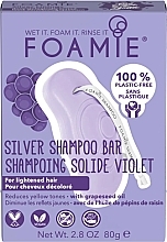 Shampoo Bar for Blonde Hair - Foamie Silver Shampoo Bar for Blonde Hair — photo N2