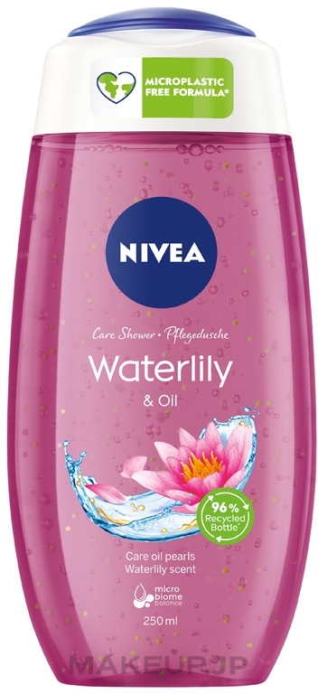 Shower Gel "Water Lily & Oil" - NIVEA Hair Care Water Lily And Oil Shower Gel — photo 250 ml