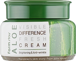 Fragrances, Perfumes, Cosmetics Refreshing Aloe Cream - FarmStay Visible Difference Aloe Fresh Cream