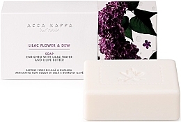 Fragrances, Perfumes, Cosmetics Soap 'Lilac Flower & Dew' - Acca Kappa Lilac Flower & Dew Soap