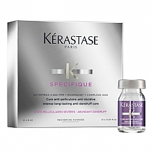 Fragrances, Perfumes, Cosmetics Anti-Dandruff Ampoules - Kerastase Specifique Cure Antipel