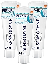 Set - Sensodyne Repair&Protect Extra Fresh (toothpaste/3x75ml) — photo N1