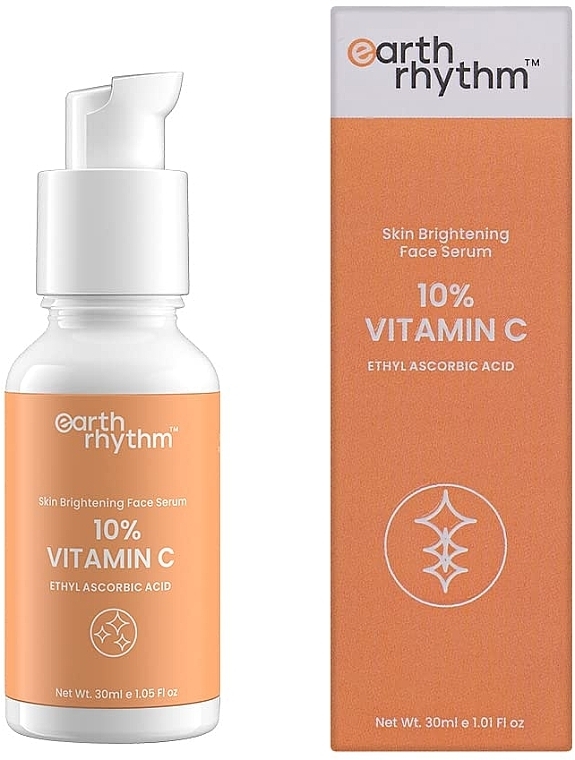 Vitamin C Face Serum - Earth Rhythm 10% Vitamin C Face Serum — photo N2