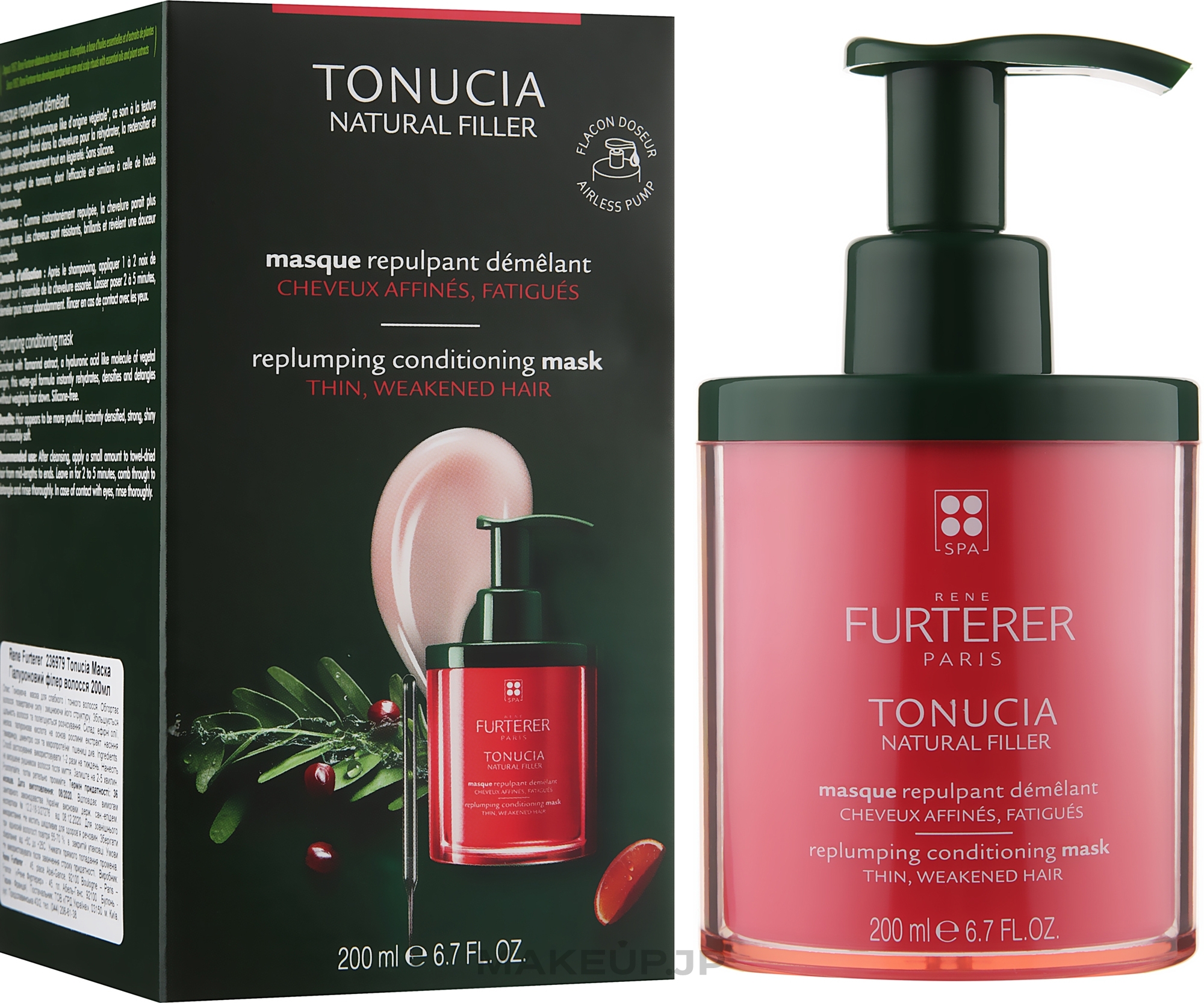 Volume Mask - Rene Furterer Tonucia Natural Filler Replumping Conditioning Mask — photo 200 ml