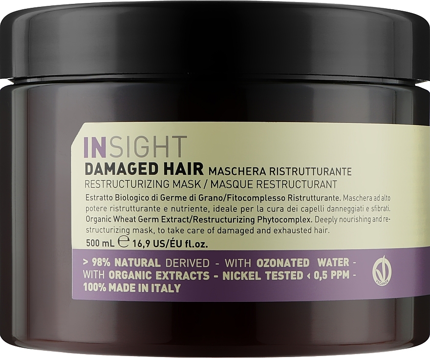 Repair Mask for Damaged Hair - Insight Damaged Hair Restructurizing Mask — photo N6