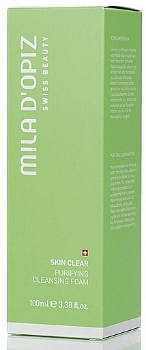 Cleansing Face Foam - Mila D'Opiz Skin Clear Purifying Cleansing Foam — photo N2