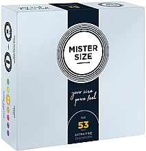 Fragrances, Perfumes, Cosmetics Latex Condoms, size 53, 36 pcs - Mister Size Extra Fine Condoms