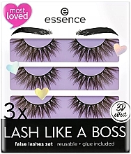 False Lash Set - Essence Set 3 x Lash Like A Boss 02-My lashes Are Limitless False Eyelashes — photo N1