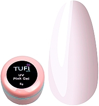 Fragrances, Perfumes, Cosmetics Pink Nail Extension Gel - Tufi Profi UV Gel