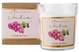 Fragrances, Perfumes, Cosmetics May Rose Scented Candle - Ambientair Le Jardin de Julie Rose de Mai