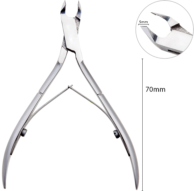 Cuticle Nipper 5mm, 70cm - NeoNail Professional — photo N2