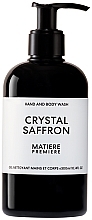 Fragrances, Perfumes, Cosmetics Matiere Premiere Crystal Saffron - Liquid Soap