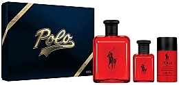 Fragrances, Perfumes, Cosmetics Set (edt/125 ml + edt/40 ml + deo/75 g) - Ralph Lauren Polo Red