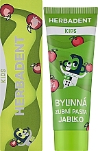 Baby Toothpaste with Apple Flavor - Herbadent Kids Apple Toothpaste — photo N2