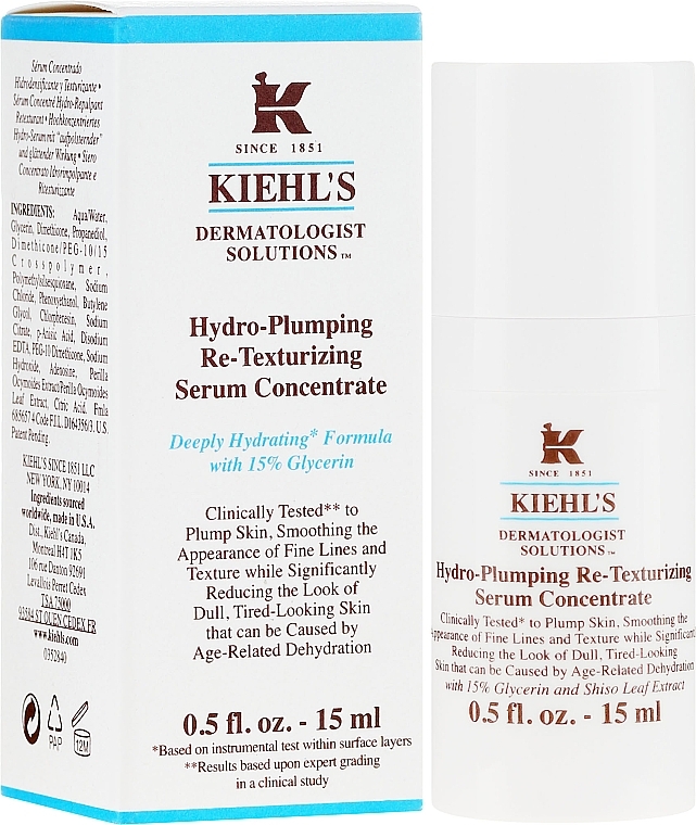 Serum Concentrate for Face - Kiehl`s Hydro-Plumping Re-Texturizing Serum Concentrate — photo N10