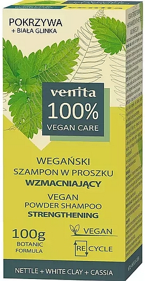 Strengthening Shampoo - Venita Vegan Powder Shampoo Strengthening — photo N1