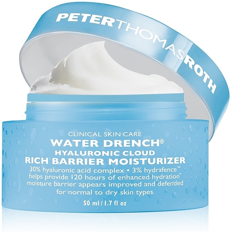 Rich Face Moisturizer - Peter Thomas Roth Water Drench Hyaluronic Cloud Rich Barrier Moisturizer — photo N1