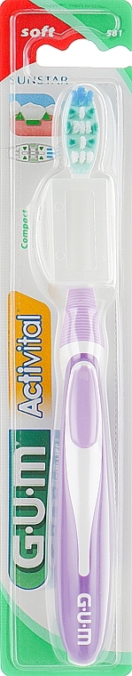 Activital Toothbrush, soft, - G.U.M Soft Compact Toothbrush — photo N1