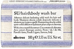 Fragrances, Perfumes, Cosmetics After Sun Hair & Body Wash Bar - Davines SU Hair & Body Wash Bar