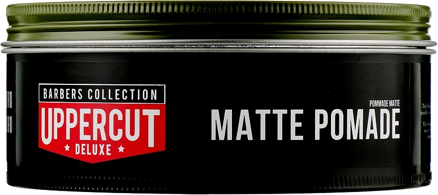 Medium Hold Matte Hair Pomade - Uppercut Deluxe Barbers Collection Matt Pomade — photo N4
