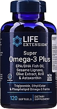 Dietary Supplement "Omega-3 Super+" - Life Extension Super Omega-3 Plus — photo N1