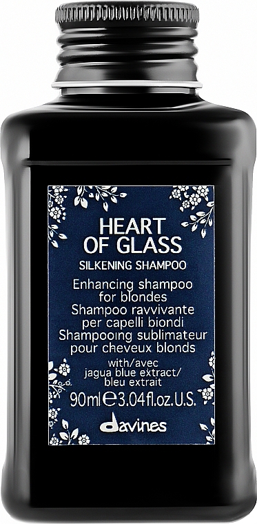 Color Preserving Blonde Shampoo - Davines Heart Of Glass Silkening Shampoo — photo N5