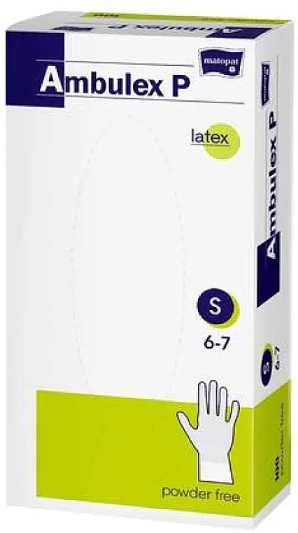 Powder-Free, Non-Sterile Latex Gloves, Size S, Pack of 100 - Ambulex P Drum — photo N1