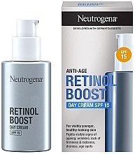 Fragrances, Perfumes, Cosmetics Day Face Cream - Neutrogena Anti-Age Retinol Boost Day Cream SPF 15