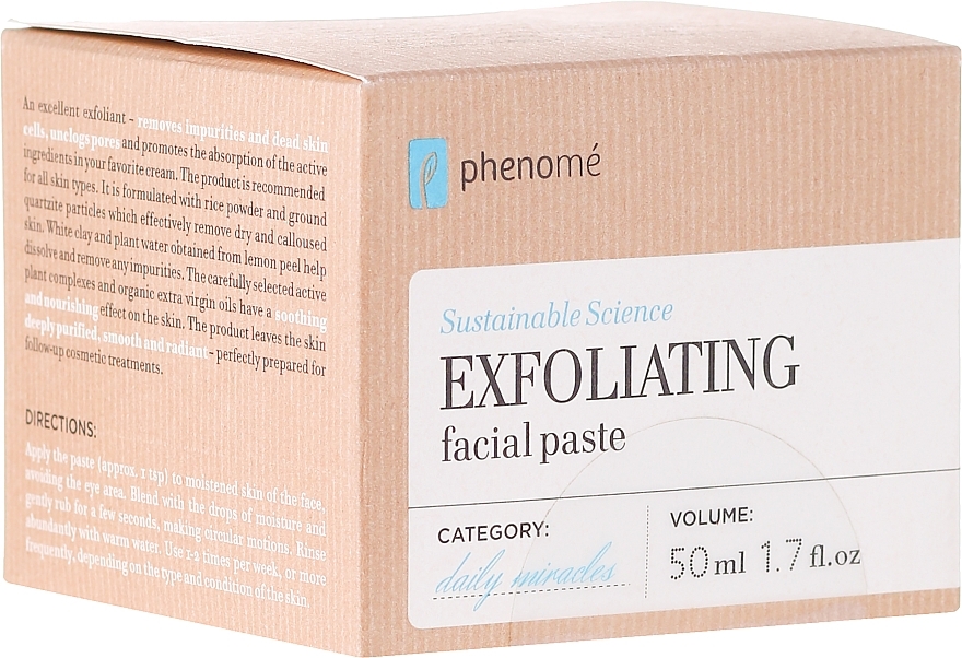 Face Peeling-Paste - Phenome Exfoliating Facial Pasta — photo N1