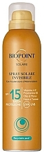 Fragrances, Perfumes, Cosmetics Sun Face Spray SPF15 - Biopoint Solar Invisible Sun Spray SPF 15