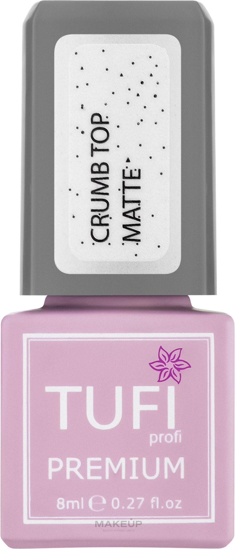 Matte Top Coat - Tufi Profi Premium Crumb Top Matte — photo 8 ml