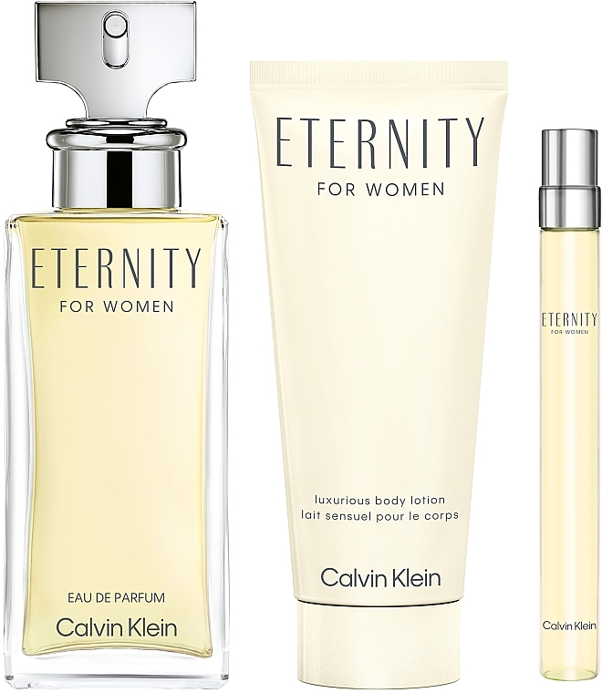 Calvin Klein Eternity For Woman - キット (edp/100ml + edp/10ml + b/l/100ml)	 — photo N1