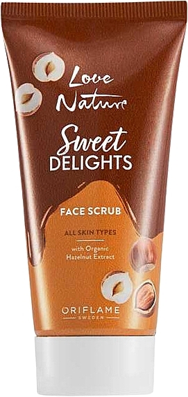 Facial Scrub with Organic Hazelnut Extract - Oriflame Love Nature Sweet Delights Face Scrub — photo N1