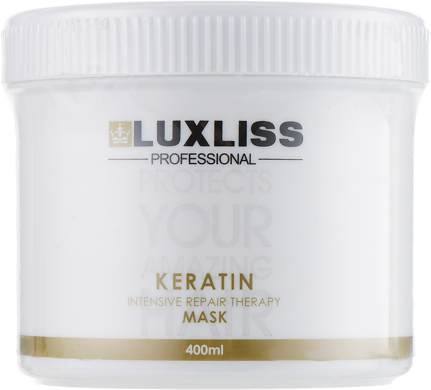 Keratin Repairing Mask - Luxliss Keratin Intensive Repair Therapy Mask — photo N2