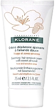 Fragrances, Perfumes, Cosmetics Hair Removal Face Cream - Klorane Soothing Hair Removal Cream With Sweet Almond