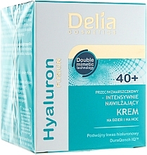 Fragrances, Perfumes, Cosmetics Intensive Moisturizing Anti-Wrinkle Cream 40+ - Delia Hyaluron Fusion Anti-Wrinkle-Intensive Moisturising Day and Night Cream 40+