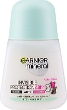 Fragrances, Perfumes, Cosmetics Roll-on Deodorant - Garnier Mineral Invisible Anti Perspirant Deodorant Roll On