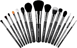 Fragrances, Perfumes, Cosmetics Makeup Brush Set, T092, 15pcs - Jessup