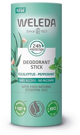 Eucalyptus & Peppermint Deodorant Stick - Weleda Deodorant Stick Eucalyptus-Peppermint — photo N1