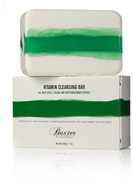 Soap - Baxter of California Vitamin Cleansing Bar Italian Lime & Pomegranate — photo N1