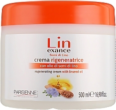 Strengthening Hair Cream-Mask with Linseed Extract - Parisienne Italia Hair Cream Treatment — photo N3