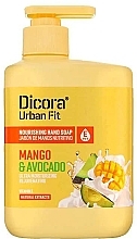 Mango & Avocado Nourishing Hand Soap with Vitamin E - Dicora Urban Fit — photo N1