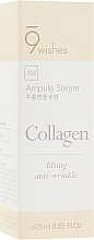 Fragrances, Perfumes, Cosmetics Collagen Anti-Aging Serum - 9 Wishes Ultimate Collagen Ampule Serum