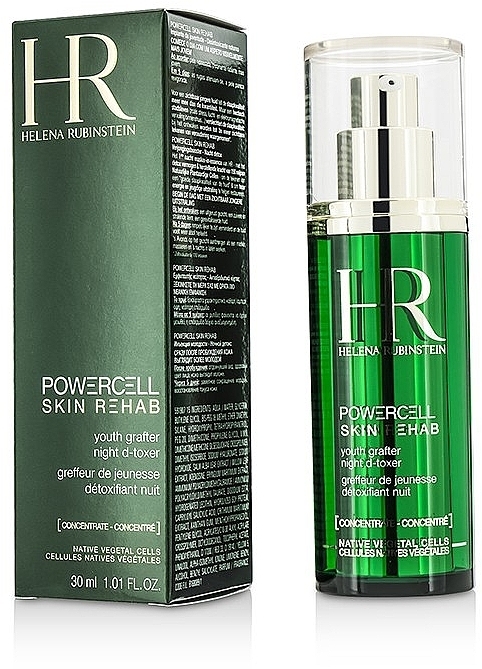 Face Serum - Helena Rubinstein Powercell Skin Rehab Youth Grafter Night D-Toxer Concentrate — photo N1