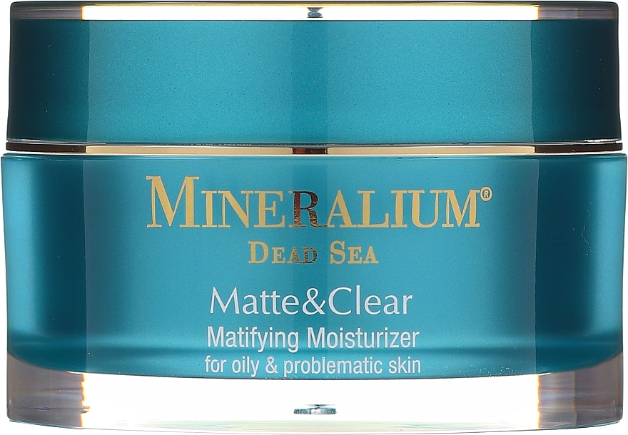 Mattifying & Moisturizing Cream for Oily & Problem Skin - Mineralium Dead Sea Matte & Clear Matifying Moisturizer For Oily&Problemaic Skin — photo N3