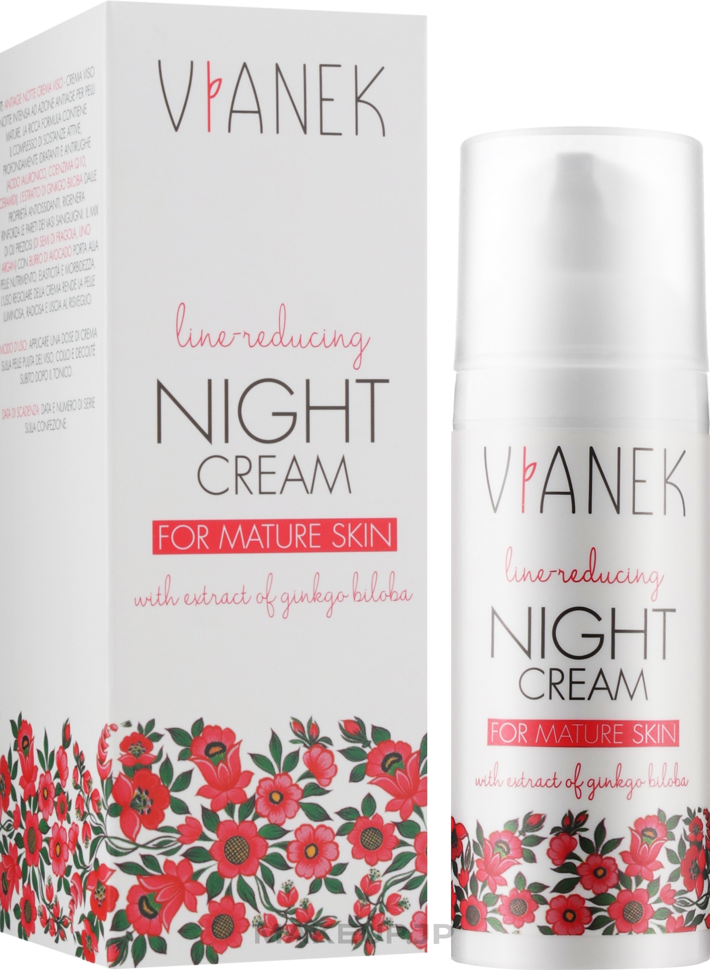 Anti-Wrinkle Night Face Cream - Vianek — photo 50 ml