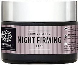 Fragrances, Perfumes, Cosmetics Face Serum - Formula H Night Firming Rose Firming Serum