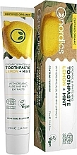 Whitening Lemon & Mint Toothpaste - Nordics Organic & Whitening Toothpaste Lemon + Mint — photo N1