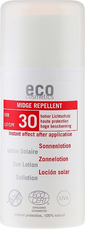 Sun Protective, Anti-Mosquito Bites Lotion - Eco Cosmetics Sonnenlotion LSF 30 — photo N2