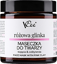 Fragrances, Perfumes, Cosmetics Pink Clay Face Mask - VCee Pink Clay Face Mask Calming&Nourisning